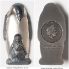 Elizabeth II silver "Emperor Penguin" 20 Dollars 2018 UNC, Engraved by Ian Rank-Bradley. Accompanied by original box. HID09801242017 © 2024 Heritage A...