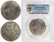Altdeutsche Münzen und Medaillen, BRAUNSCHWEIG - WOLFENBÜTTEL. Heinrich Julius (1589-1613). 1/2 Taler 1598, Goslar. Silber. KM (MB) 265, Welter 649. P...
