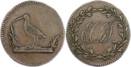 Altdeutsche Münzen und Medaillen, ISENBURG. Isenburg-Büdingen. Ernst Kasimir (1801-1848). Ku. - Schnepfenheller ND (um 1830), Frankfurt am Main. 1,60 ...