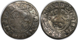 Altdeutsche Münzen und Medaillen, MINDEN - BISTUM. Anton von Schauenburg (1587-1599). 1/24 Taler (Groschen) 1592. Schön