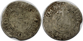 Altdeutsche Münzen und Medaillen, MINDEN - BISTUM. Anton von Schauenburg (1587-1599). 1/24 Taler (Groschen) 1594. Schön
