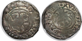 Altdeutsche Münzen und Medaillen, MINDEN - BISTUM. Anton von Schauenburg (1587-1599). 1/24 Taler (Groschen) 1595. Schön. Selten!