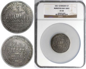 Altdeutsche Münzen und Medaillen, MÜNSTER. Christoph Bernhard von Galen (1650-1678). Doppeltaler 1661. Silber. Dav. 5602. NGC XF 40