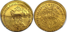 Altdeutsche Münzen und Medaillen, NÜRNBERG, STADT. Lammdukat 1700 GFN. Gold. 3,13 g. Kellner 70, Slg. Erlanger 588, Fr. 1885. Vorzüglich-stempelglanz....