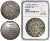 Altdeutsche Münzen und Medaillen, REGENSBURG. BISTUM. Sedisvakanz 1787. Konv.-Taler 1787 BK, Regensburg. Silber. 28,04 g. Dav. 2606, Emmerig/Kozinowsk...