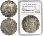 Altdeutsche Münzen und Medaillen, SACHSEN - ALTENBURG. Friedrich Wilhelm II. (1639-69). Taler 1641 EFS. Coburg. Silber. Dav. - (zu 7390, dort als 3fac...