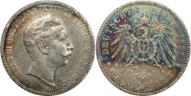 Deutsche Münzen und Medaillen ab 1871, REICHSSILBERMÜNZEN, Preußen, Wilhelm II (1888-1918). 5 Mark 1901. Silber. Jaeger 104. Sehr Schön