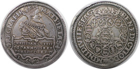 Europäische Münzen und Medaillen, Dänemark / Denmark. Christian IV. (1588-1648). 2 Speciedaler 1627, Kopenhagen. Münzmeister Nikolaus Schwabe, Assiste...