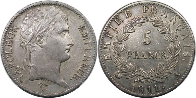 Europäische Münzen und Medaillen, Frankreich / France. Napoléon I, 1804-1814, 18...