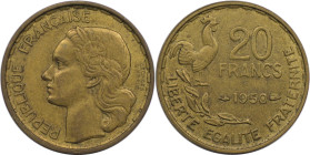 Europäische Münzen und Medaillen, Frankreich / France. 20 Francs 1950. Aluminium-Bronze. KM 916.1. Vorzüglich