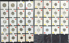 Europäische Münzen und Medaillen, Schweden / Sweden, Lots und Samllungen. 18 x 10 Öre 1911-1958, 14 x 25 Öre 1918-1961, 4 x 50 Öre 1945-1961. Lot von ...