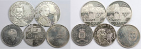 Europäische Münzen und Medaillen, Lots und Sammlungen Europäische Münzen und Medaillen. Österreich, Medaille "5 Ecu 1995", Medaille "5 Ecu 1996". Port...