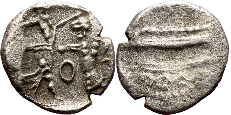 Phoenicia, Obol, Sidon (375-333 BC) Obverse: Galley l.; legend in Phoenician, Re...