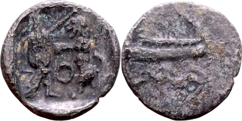 Phoenicia, Obol, Sidon (375-333 BC) Obverse: Galley l.; legend in Phoenician, Re...
