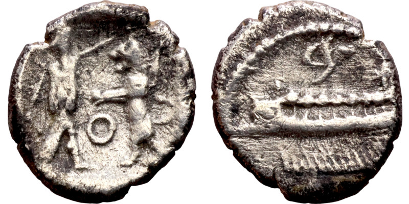 Phoenicia, Obol, Sidon (375-333 BC) Obverse: Galley l.; legend in Phoenician, Re...
