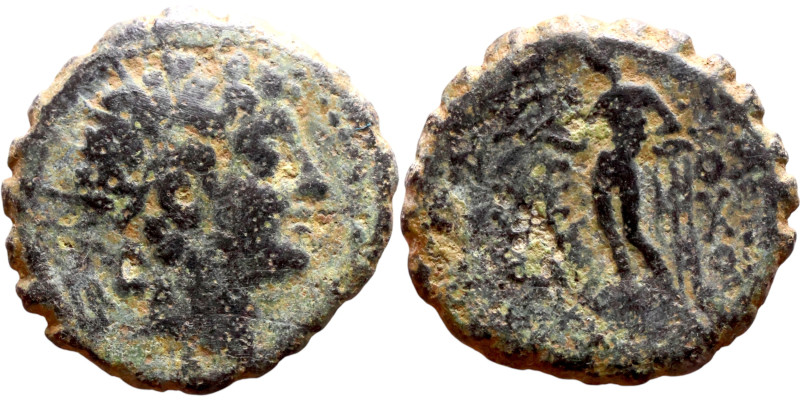 Seleukos II Kalinikos (Seleukid King: 246 - 226 BC) AE bronze. Obv Obv.: : Diade...