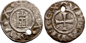 Middle Ages (X-XV century) Silver Coin

14mm 0.63g