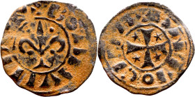 Middle Ages (X-XV century) Bronze Coin

17mm 0.86g