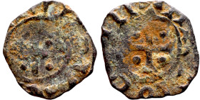 Middle Ages (X-XV century) Bronze Coin

17mm 0.80g