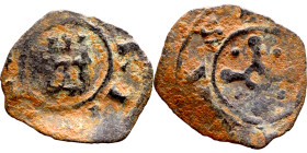 Middle Ages (X-XV century) Bronze Coin

16mm 0.50g