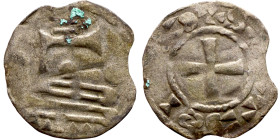 Middle Ages (X-XV century) Silver Coin

20mm 0.90g