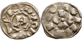 Italy: Lucca 1039-1125. Denari. Obverse: INPERATOR/ Monogram. Reverse: ENRICVS

16mm 0.84g