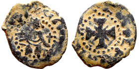 Middle Ages (X-XV century) Bronze Coin

16mm 1.34g