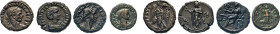 ÄGYPTEN. Alexandria. AE Tetradrachmen. Brustbild na. re. Salonina, 254–268. Jahr 12, Elpis na. li. laufend. Claudius Gothicus, 268–270. Jahr 2, Sitzen...