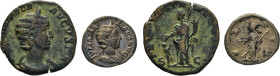 RÖMISCHES REICH. Julia Mamaea, Mutter des Severus Alexander, †235. Denar. Drap. Büste n.r. Rs. Vesta n.l. stehend. Kampm. 64.17.1. RIC 362. 3,20 g. Un...