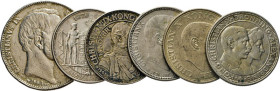 DÄNEMARK. Christian IX, 1863–1906. 2 Rigsdaler 1864 RH, Kopenhagen. Broschierungsspuren a.d. Rand, Rdd. 2 Kronen 1903, 40-jährige Regierungsjubiläum. ...