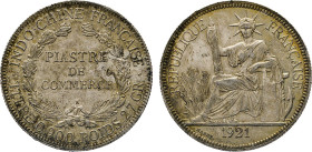 FRANKREICH. Piastre 1921 H. KM 5a2. ss