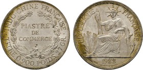 FRANKREICH. Piastre 1922 H. KM 5a2. ss-vz