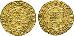 GROSSBRITANNIEN. Edward III., 1327–1377. ¼ Noble. EDWARD:DEI:GRA:REX. Fb. 97. Seaby 1511. 1,93 g. GOLD ss