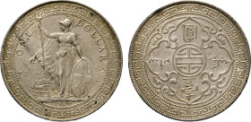 GROSSBRITANNIEN. Edward VII., 1901–1910. Trade-Dollar 1909, Bombay. Dav. 407 (Asien). KM T5. ss