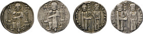 ITALIEN. VENEDIG. Raniero Zeno, 1252–1268. Grosso. Markus und der Doge. Rs. Thronender Christus. 2,13 g. Giovanni Dandolo, 1280–1289. Grosso. Wie zuvo...