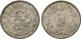 JAPAN. 1 Yen, Meiji 38, 1905. Dav. 274. J/V Q31. 27,01 g. ss-vz
