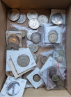 ALLE WELT. GROSSBRITANNIEN und Commonwealth-Staaten. Sammlung von Silbemünzen. Threepence 1763 bis 1962 (19 Stück). Sixpence 1907 bis 1966 (9 Stück). ...