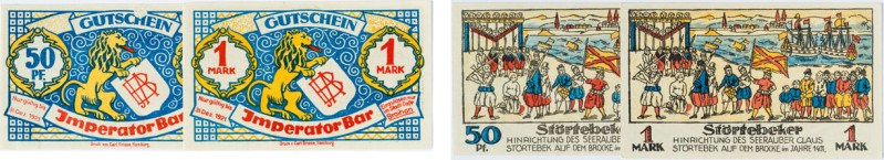 PAPIERGELD. Imperator-Bar. Gutschein über 50 Pfg. o.D. -31.12.1921. Einzulösen n...