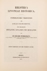 WINKELMANN, EDUARD. Bibliotheca Livoniae Historica. Systematisches Verzeichnis der Quellen und Hilfsmittel zur Geschichte Estlands, Livlands und Kurla...
