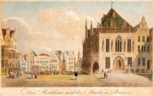 Dsgl. Ansicht von Blumenthal (C. Rahl) Ansicht von Burg (Leop. Beyer in Wien). Lampenholz in Oberneuland (Beyer). Ansicht von Lessum (Radl oder Seyffe...