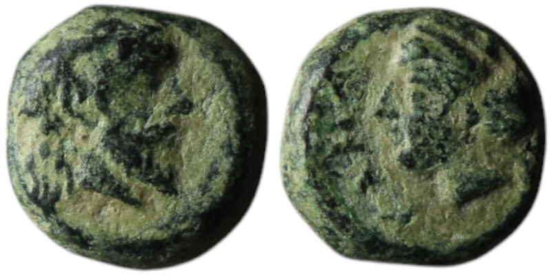 AEOLIS. Autokane. (3rd century BC).
AE Bronze (8mm, 0,66g)