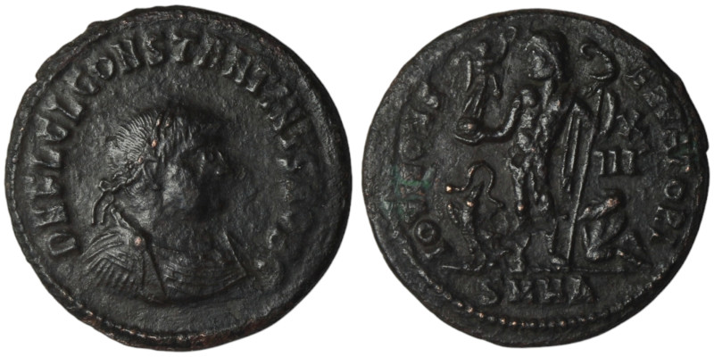 Constantine II, Caesar (AD 316-337). Heraclea
AE Follis (20mm, 2,68g)