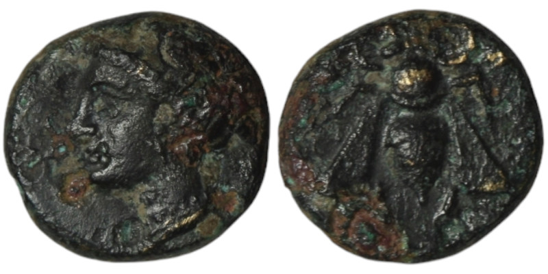 IONIA. Ephesos. (Circa 375-325 BC)
AE Bronze (11mm, 1,27g)