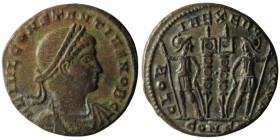 Constantius II, Caesar (AD 324-337). Constantinople
AE Follis (18mm, 2,78g)