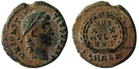 Constantius II, Caesar (AD 324-337). Alexandria
AE Follis (16mm, 1,62g)