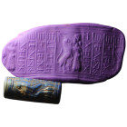 Akkadian. ( 2269 - 2189 BC ) 
Lapis Lazuli Stone. ( 54mm, 53,07g ) 
Collection of C.B. , Belgium. will be shipped with certificate!