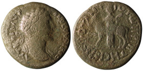 DECAPOLIS. Antiochia ad Hippum. Marcus Aurelius (AD 161-180).
AE Bronze (25mm, 7,93g)
Obv: ΑΥΤ ΚΑΙϹ Μ ΑΥΡ ΑΝΤωΝΕΙΝΟϹ. Laureate head of Marcus Aurelius...