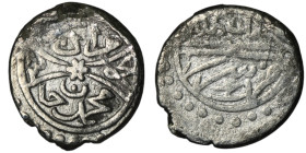 OTTOMAN EMPIRE. Murad II (824-848 AH / AD 1421-1444)
AR Akce (13mm, 1,09g)