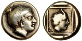 LESBOS. Mytilene. Hekte (412-438 a.C.). AULOCK-1730. MBC-.