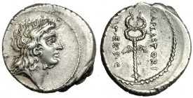 PLAETORIA. Denario. Roma (69 a.C.). FFC-973. SB-5. Algo descentrada. EBC-.
